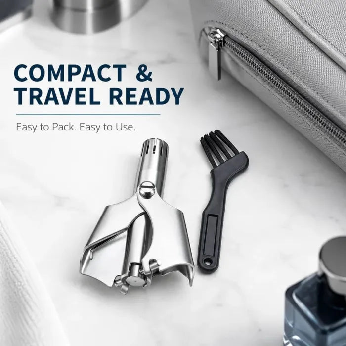 ✂️ Manual Nose Hair Trimmer | Battery-Free Grooming