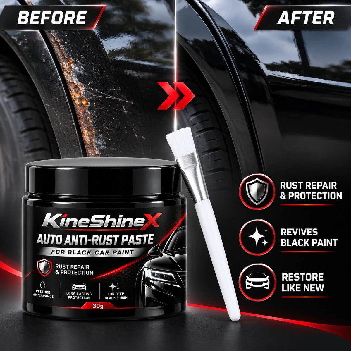 🚗-Car Metal Rust Repair Paste – Anti-Corrosion Protective Cream