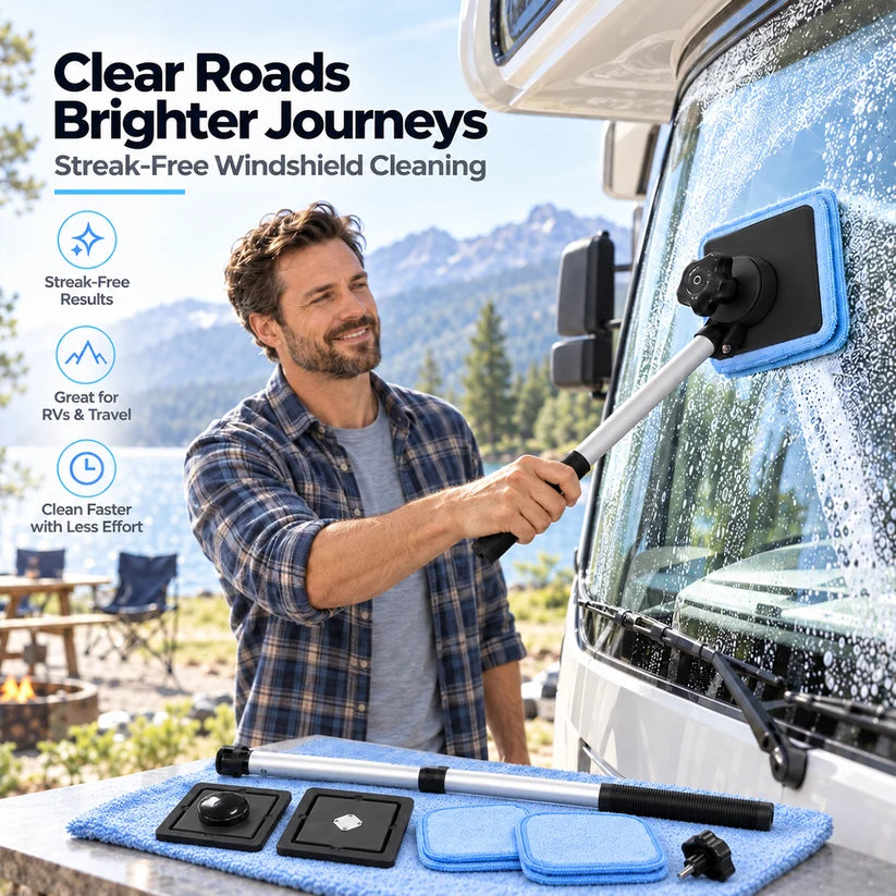 🚗 Dual-Sided Magnetic Windshield Cleaner | Clean Both Sides at Once