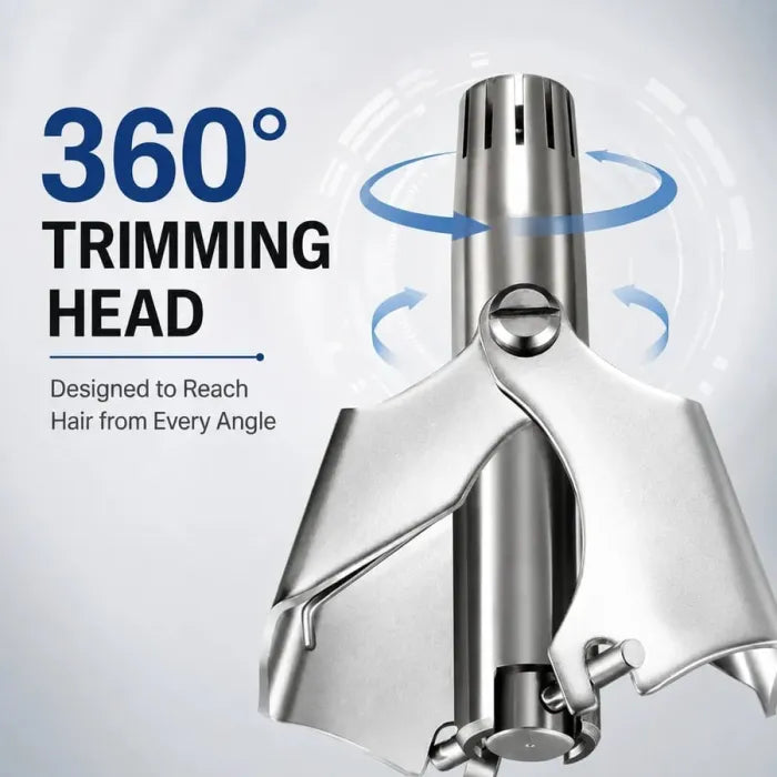 ✂️ Manual Nose Hair Trimmer | Battery-Free Grooming