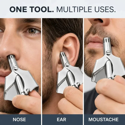 ✂️ Manual Nose Hair Trimmer | Battery-Free Grooming