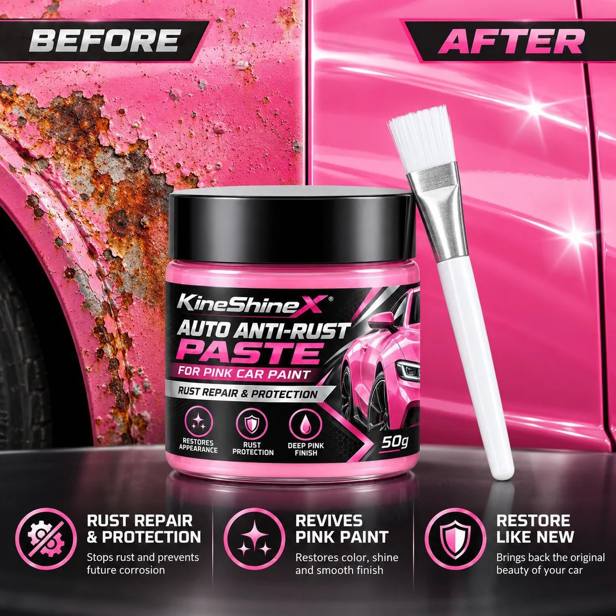 🚗-Car Metal Rust Repair Paste – Anti-Corrosion Protective Cream