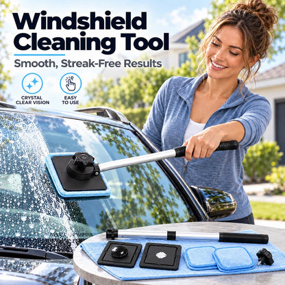 🚗 Dual-Sided Magnetic Windshield Cleaner | Clean Both Sides at Once