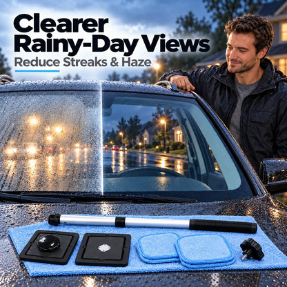 🚗 Dual-Sided Magnetic Windshield Cleaner | Clean Both Sides at Once